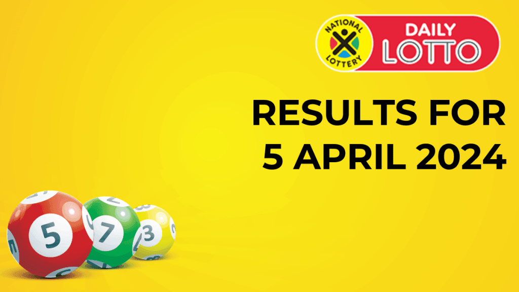 15 April 2025 Daily Lotto Results Announced 15 April 2025 Daily Lotto Results Announced