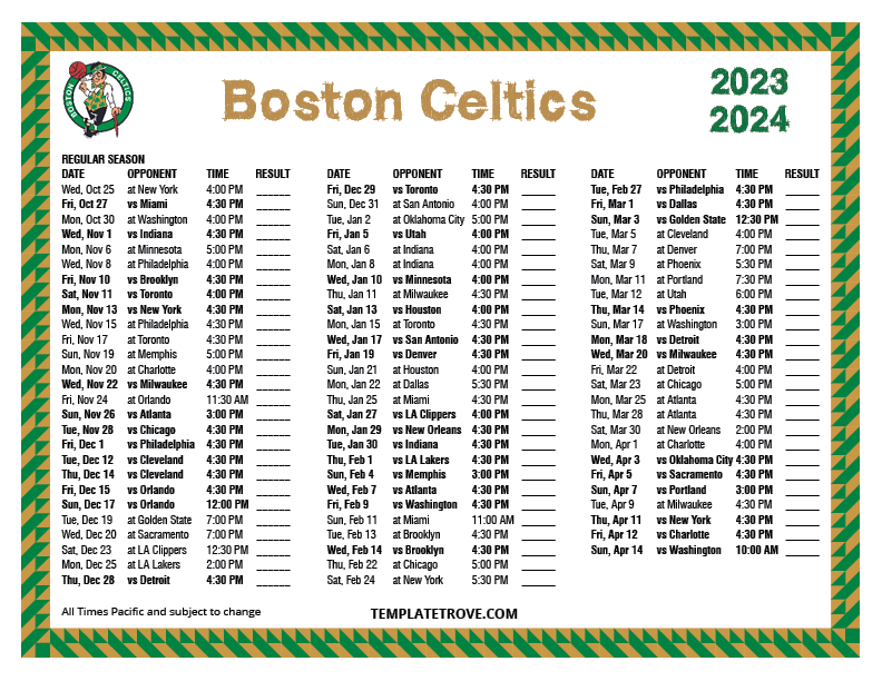 2024 NBA Playoffs: Boston Celtics Game Schedule Vs. Orlando Magic 2024 NBA Playoffs: Boston Celtics Game Schedule Vs. Orlando Magic