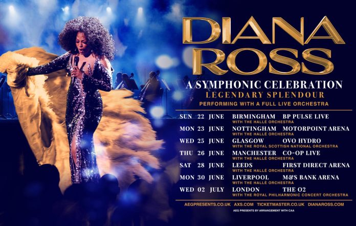 2025 Diana Ross UK Tour: Symphonic Celebration - Dates And Ticket Availability 2025 Diana Ross UK Tour: Symphonic Celebration - Dates And Ticket Availability