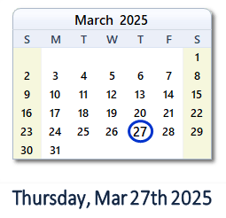 5 Key Things To Know For Thursday, March 27, 2025 5 Key Things To Know For Thursday, March 27, 2025