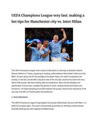 Analyzing The Champions League Final: PSG's Strengths Vs Inter Milan's Tactics Analyzing The Champions League Final: PSG's Strengths Vs Inter Milan's Tactics