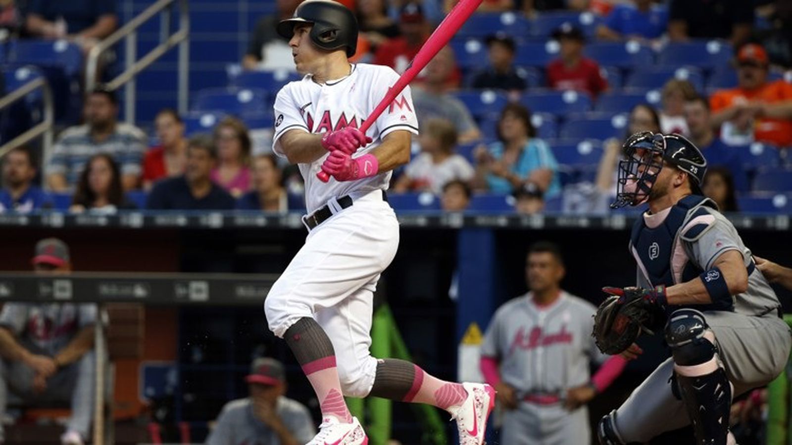 Angels' Bats Go Silent Against Marlins In Shutout Loss Angels' Bats Go Silent Against Marlins In Shutout Loss