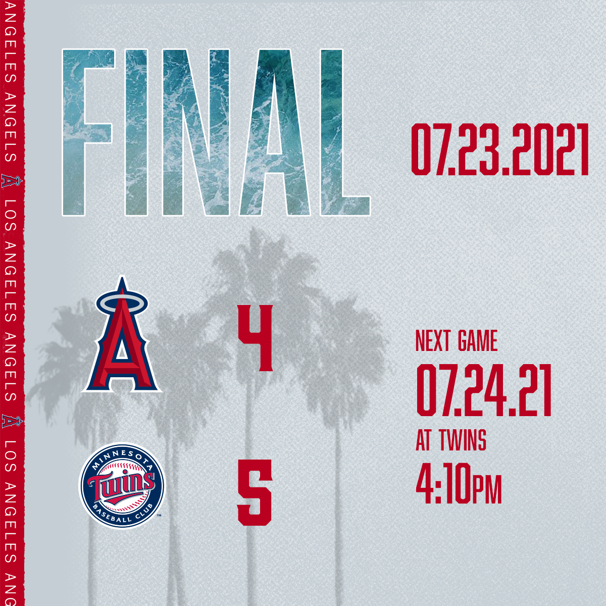 Angels' Four-Game Winning Streak Continues Angels' Four-Game Winning Streak Continues