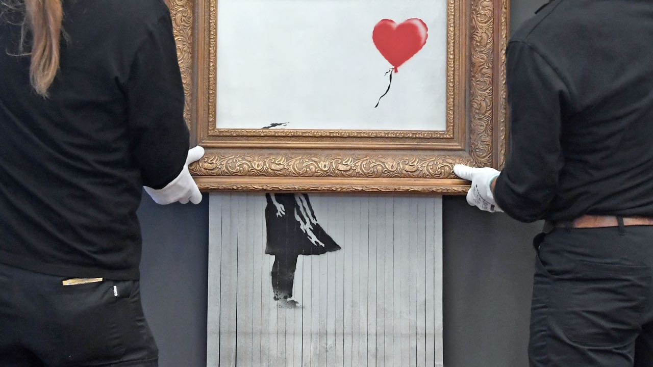 Auction Alert: Banksy's Iconic Broken Heart Wall Auction Alert: Banksy's Iconic Broken Heart Wall