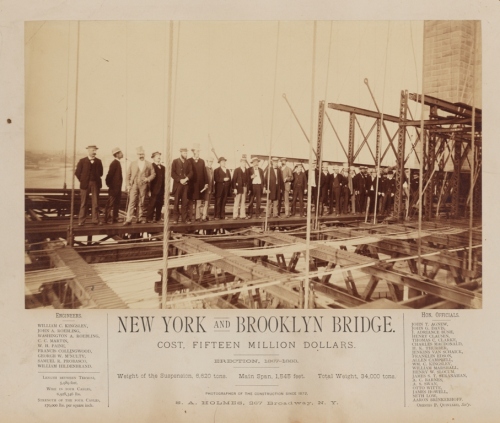 Barbara Mensch Recounts The Construction Of The Brooklyn Bridge Barbara Mensch Recounts The Construction Of The Brooklyn Bridge