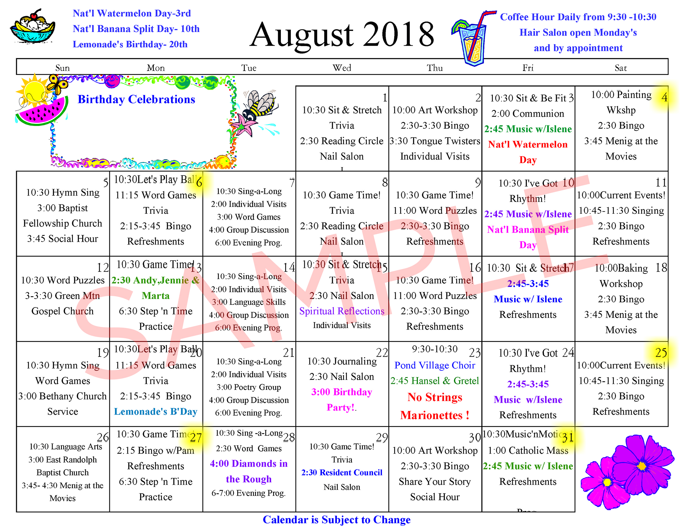 Best Trips And Events For Seniors: A Monthly Calendar Best Trips And Events For Seniors: A Monthly Calendar