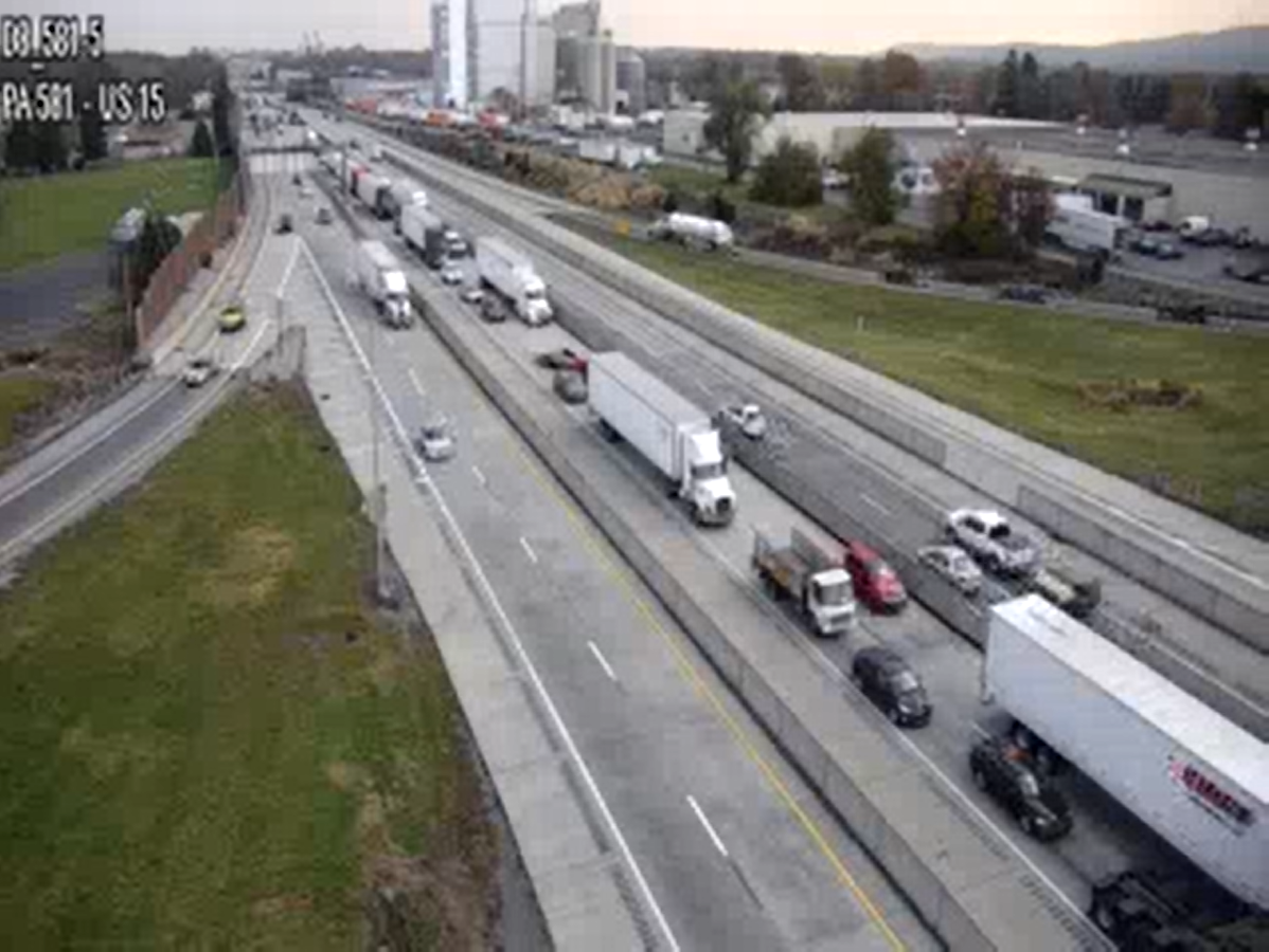 Box Truck Crash Closes Route 581 Box Truck Crash Closes Route 581
