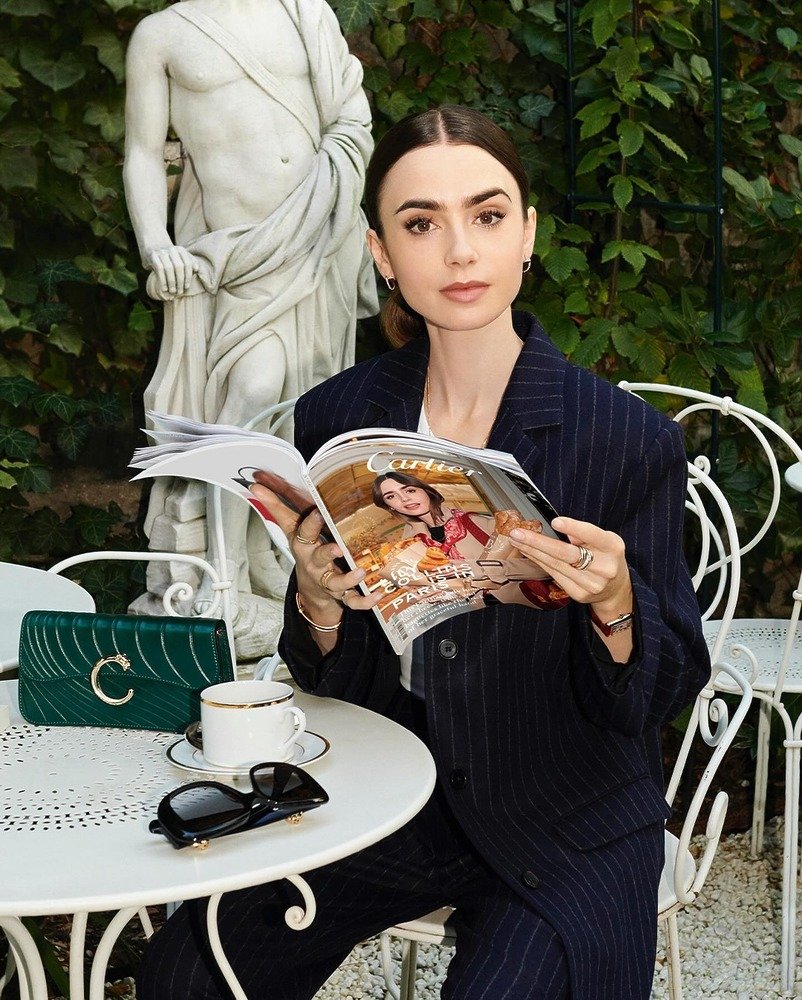 Calvin Klein's Latest Campaign: Lily Collins Calvin Klein's Latest Campaign: Lily Collins
