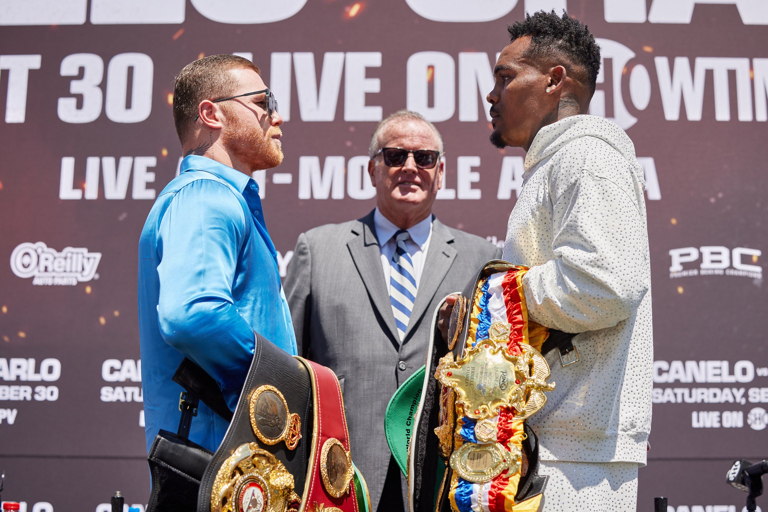 Canelo Alvarez Vs. Jermell Charlo: NYC Press Conference Heralds Undisputed Title Fight Canelo Alvarez Vs. Jermell Charlo: NYC Press Conference Heralds Undisputed Title Fight