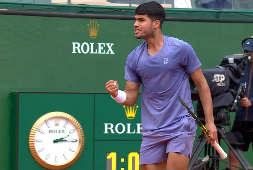 Carlos Alcaraz Defeats Davidovich Fokina, Reaches Monte-Carlo Masters Final Carlos Alcaraz Defeats Davidovich Fokina, Reaches Monte-Carlo Masters Final