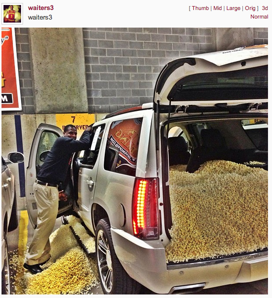 Cavs Rookie Car Filled With Popcorn: Donovan Mitchell's Premonition Cavs Rookie Car Filled With Popcorn: Donovan Mitchell's Premonition