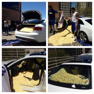 Cavs Rookie's Car, A Popcorn Surprise: Mitchell's Prediction Comes True Cavs Rookie's Car, A Popcorn Surprise: Mitchell's Prediction Comes True