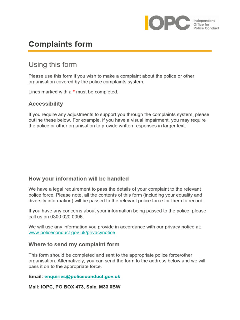 Chris Kaba Panorama:  IOPC's Official Complaint To Ofcom