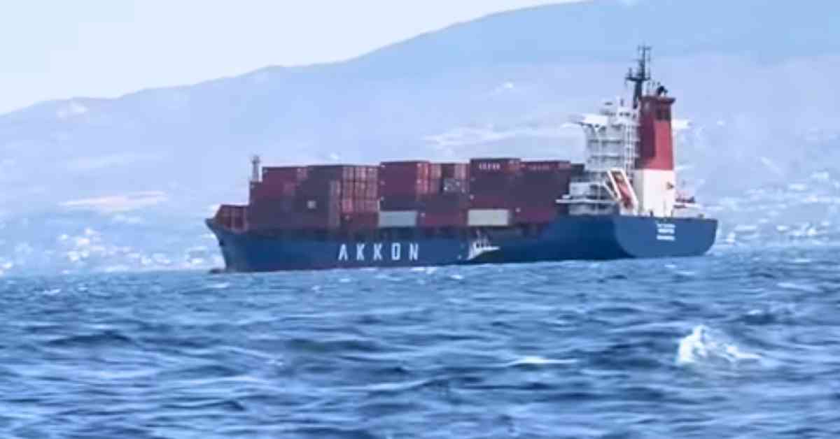 Container Ship Runs Aground On Man's Lawn: CNN Report Container Ship Runs Aground On Man's Lawn: CNN Report