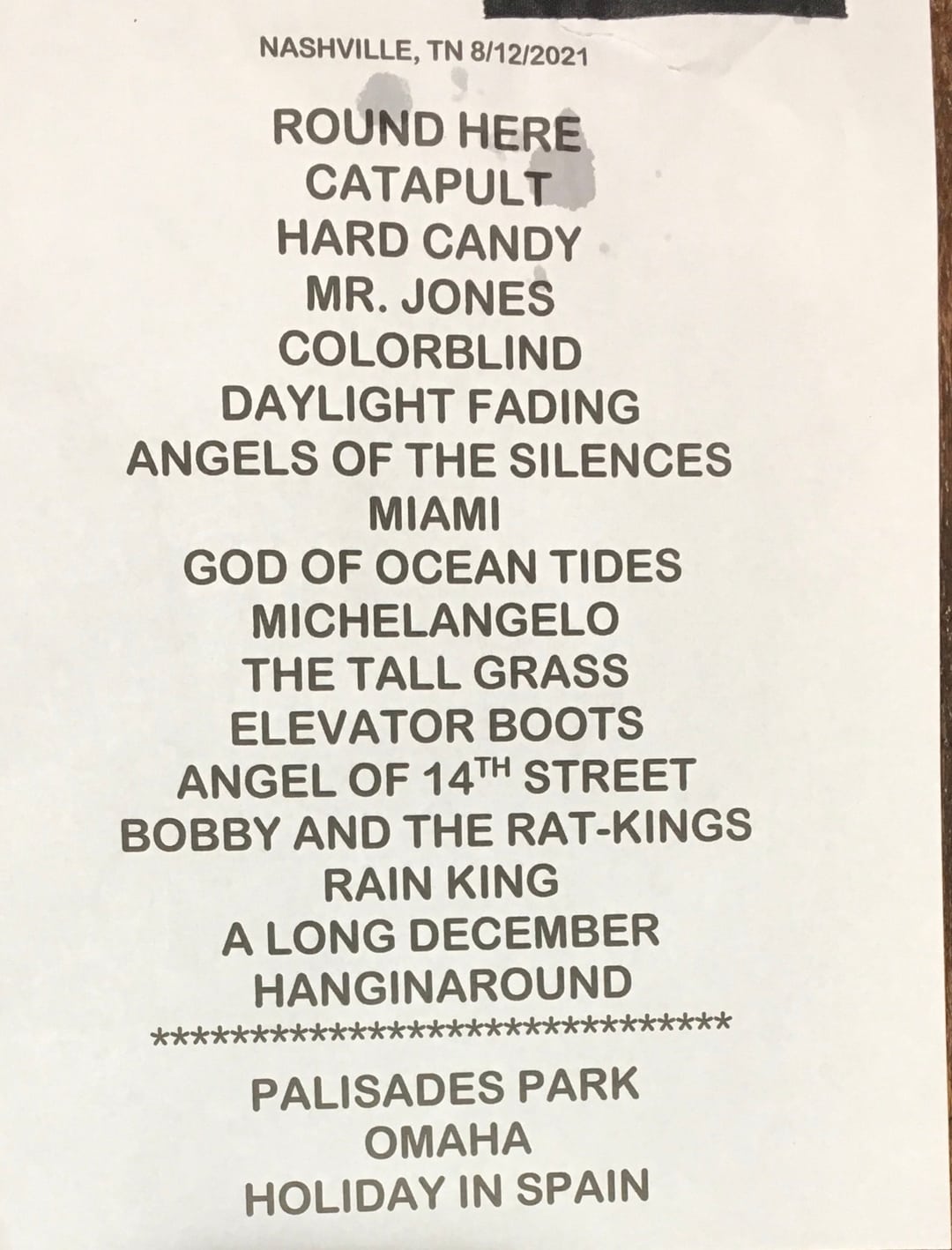 Counting Crows 2025 Setlist Speculation: Potential Songs And Performances Counting Crows 2025 Setlist Speculation: Potential Songs And Performances