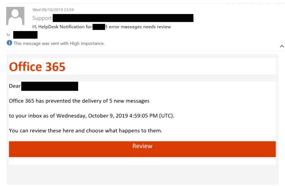Cybercriminal Nets Millions Through Executive Office365 Account Compromise Cybercriminal Nets Millions Through Executive Office365 Account Compromise