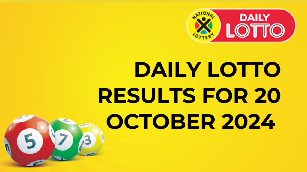 Daily Lotto Results - Monday 28th April 2025 Daily Lotto Results - Monday 28th April 2025