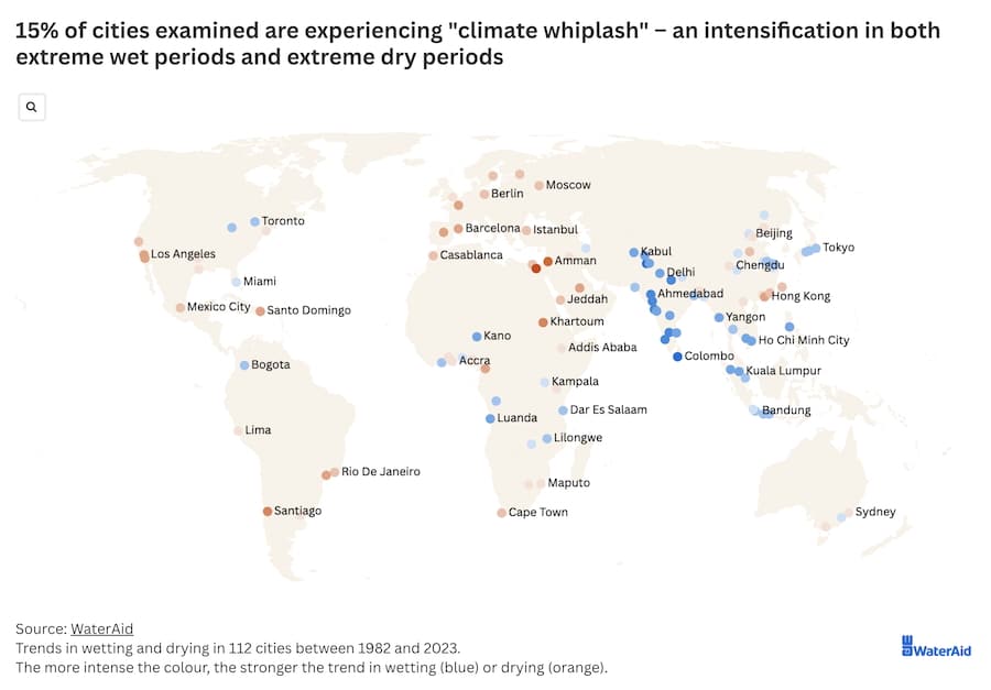 Dangerous Climate Whiplash: Global Cities Face Growing Impacts, New Report Reveals Dangerous Climate Whiplash: Global Cities Face Growing Impacts, New Report Reveals