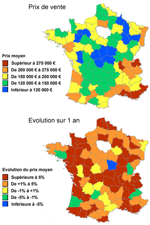 Données Notariales Immobilières : Carte Interactive Des Prix Des Maisons En France Données Notariales Immobilières : Carte Interactive Des Prix Des Maisons En France