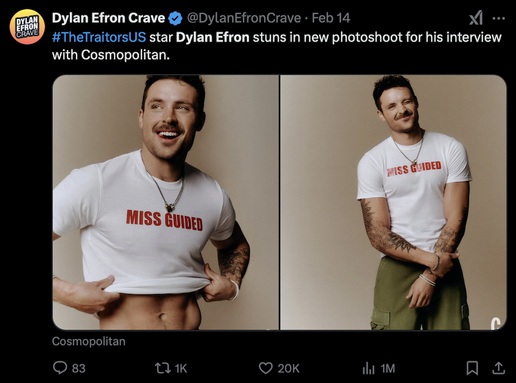 Dylan Efron: The Traitors Star Outshines Zac? Fans Decide Dylan Efron: The Traitors Star Outshines Zac? Fans Decide