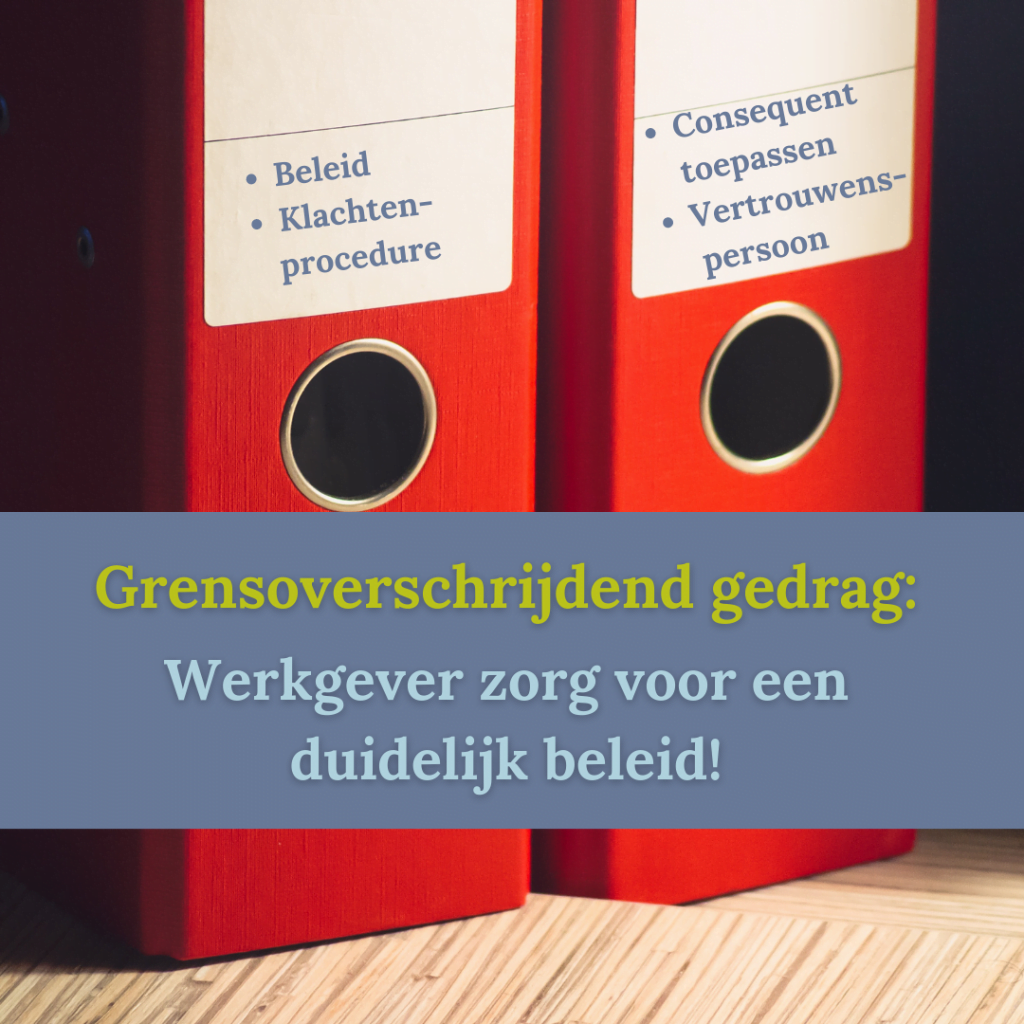 Effectieve Maatregelen Tegen Grensoverschrijdend Gedrag Binnen De Nederlandse Publieke Omroep (NPO) Effectieve Maatregelen Tegen Grensoverschrijdend Gedrag Binnen De Nederlandse Publieke Omroep (NPO)