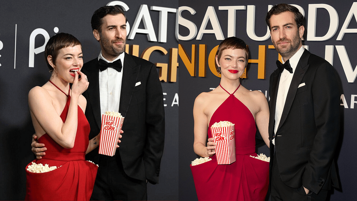 Emma Stone's Popcorn Butt Lift Dress: SNL Red Carpet Look Sparks Online Debate Emma Stone's Popcorn Butt Lift Dress: SNL Red Carpet Look Sparks Online Debate