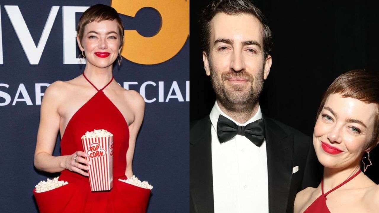 Emma Stone's Popcorn Dress: A Showstopper At SNL's 50th Anniversary Emma Stone's Popcorn Dress: A Showstopper At SNL's 50th Anniversary