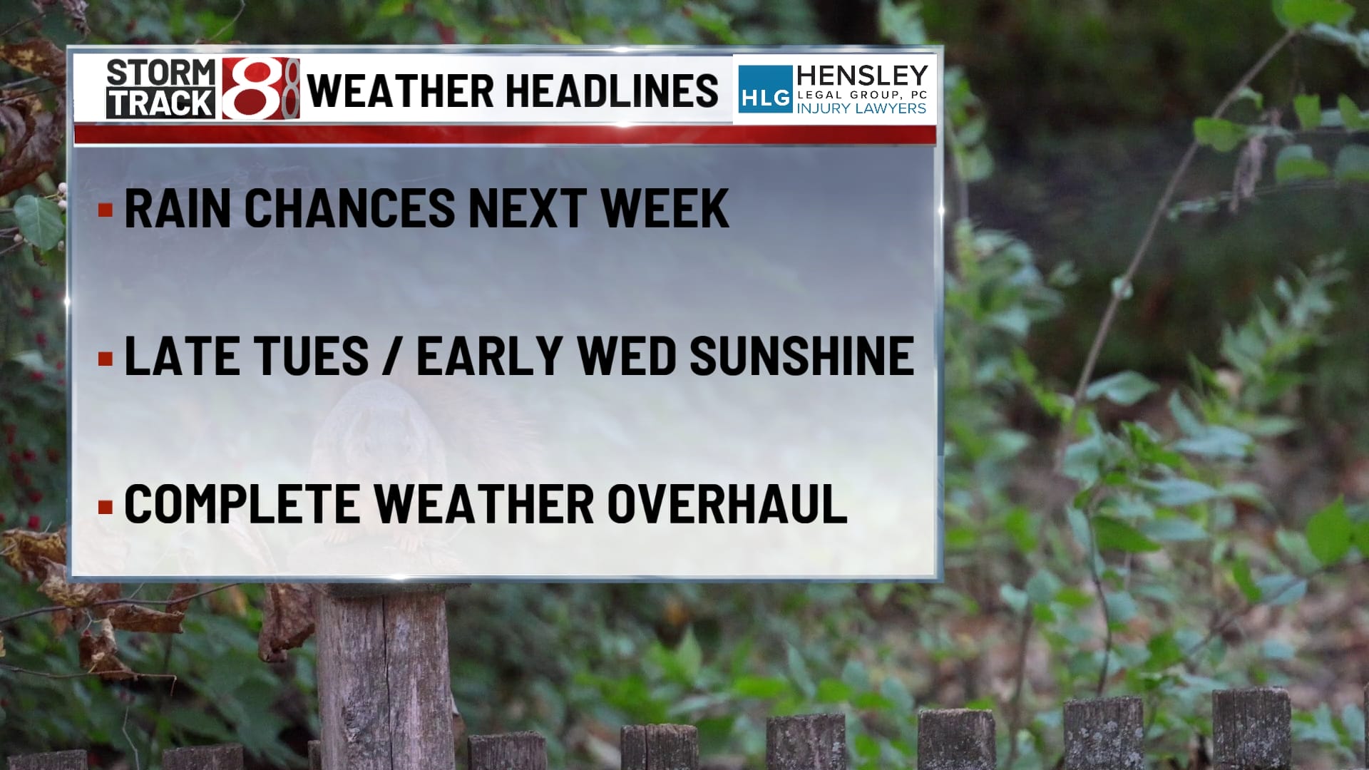 Enjoying Mild Temperatures And Low Rain Chances This Week Enjoying Mild Temperatures And Low Rain Chances This Week