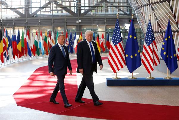 European Union Faces Macron's Call For Reduced US Imports European Union Faces Macron's Call For Reduced US Imports