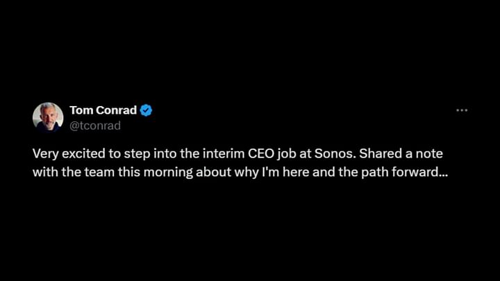 Exclusive Interview: Tom Conrad On Leading Sonos Through Transition Exclusive Interview: Tom Conrad On Leading Sonos Through Transition