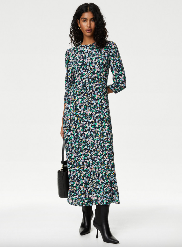 Find Cat Deeley's Midi Dress From Marks & Spencer Find Cat Deeley's Midi Dress From Marks & Spencer