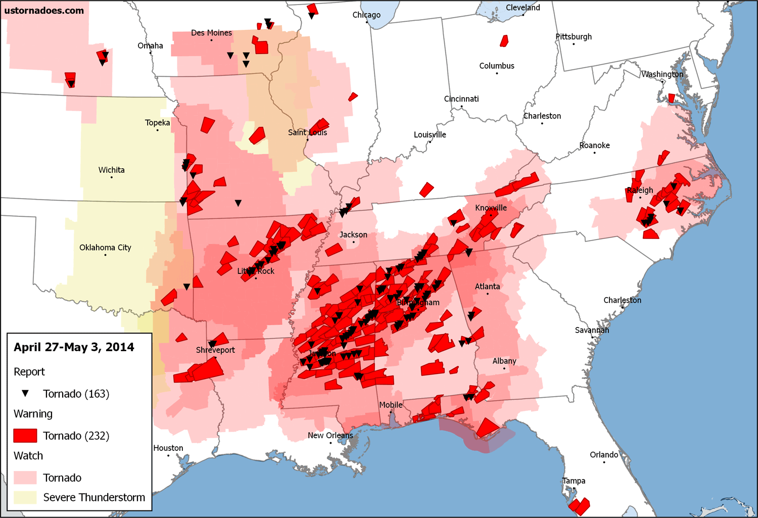 Flash Flood Warnings And April Tornado Count Update: April 4, 2025 Flash Flood Warnings And April Tornado Count Update: April 4, 2025