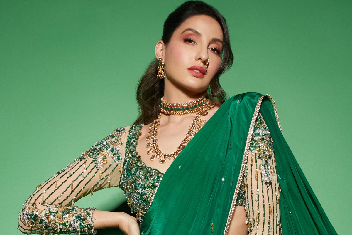 Floral Saree Style Inspiration: Nora Fatehi's Elegant Looks Floral Saree Style Inspiration: Nora Fatehi's Elegant Looks
