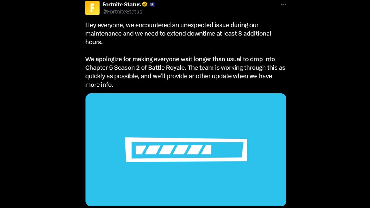 Fortnite Chapter 6 Season 2: Expected Downtime For Server Maintenance Fortnite Chapter 6 Season 2: Expected Downtime For Server Maintenance
