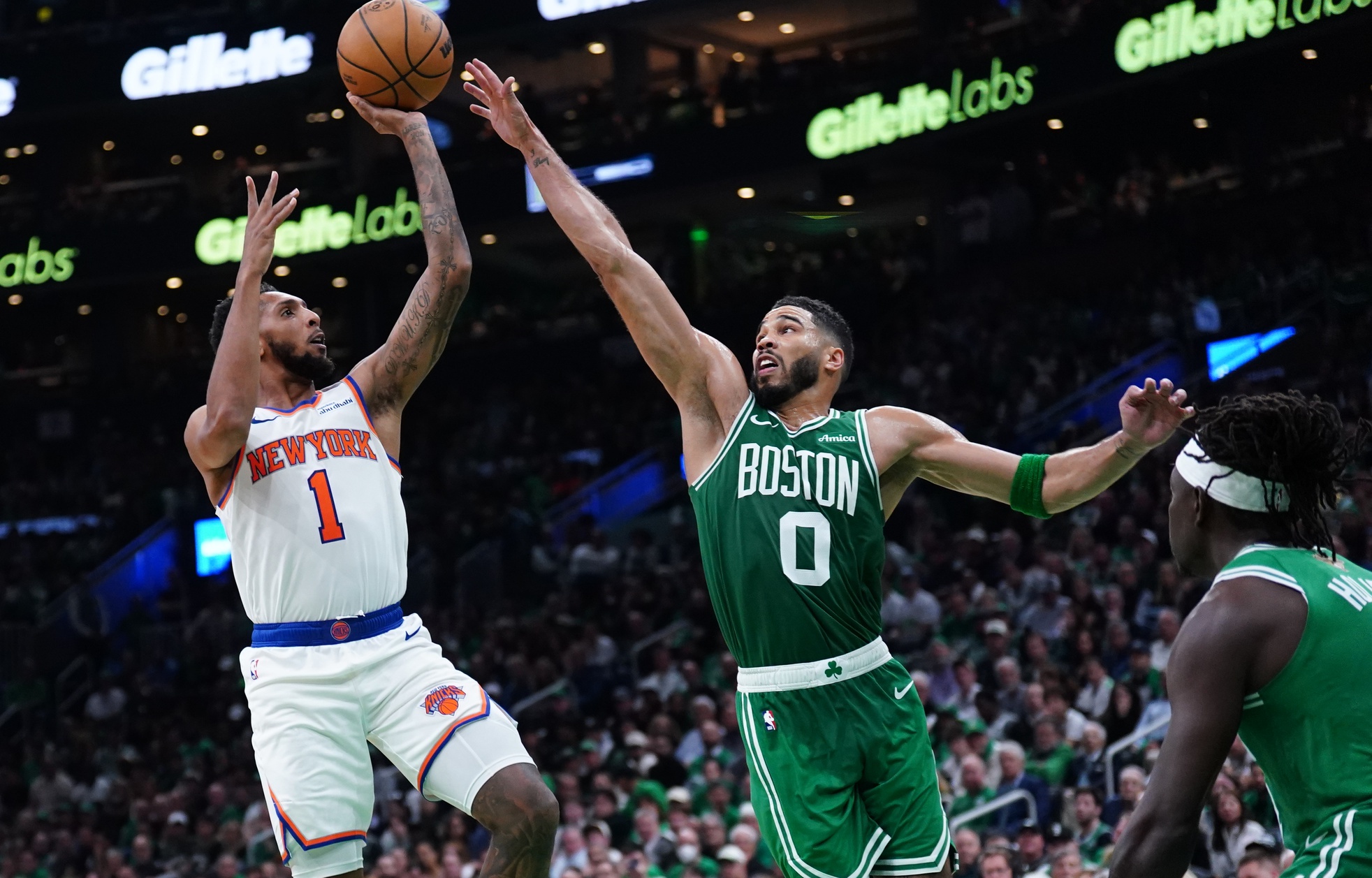 Game 1 Knicks Performance Earns Respect From Celtics' Jayson Tatum Game 1 Knicks Performance Earns Respect From Celtics' Jayson Tatum