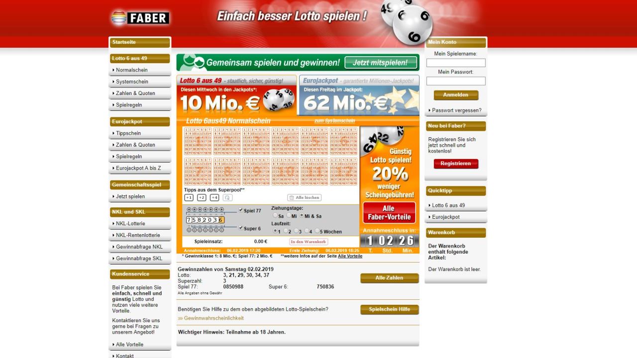 Gewinnzahlen Lotto 6aus49: 19. April 2025 Gewinnzahlen Lotto 6aus49: 19. April 2025