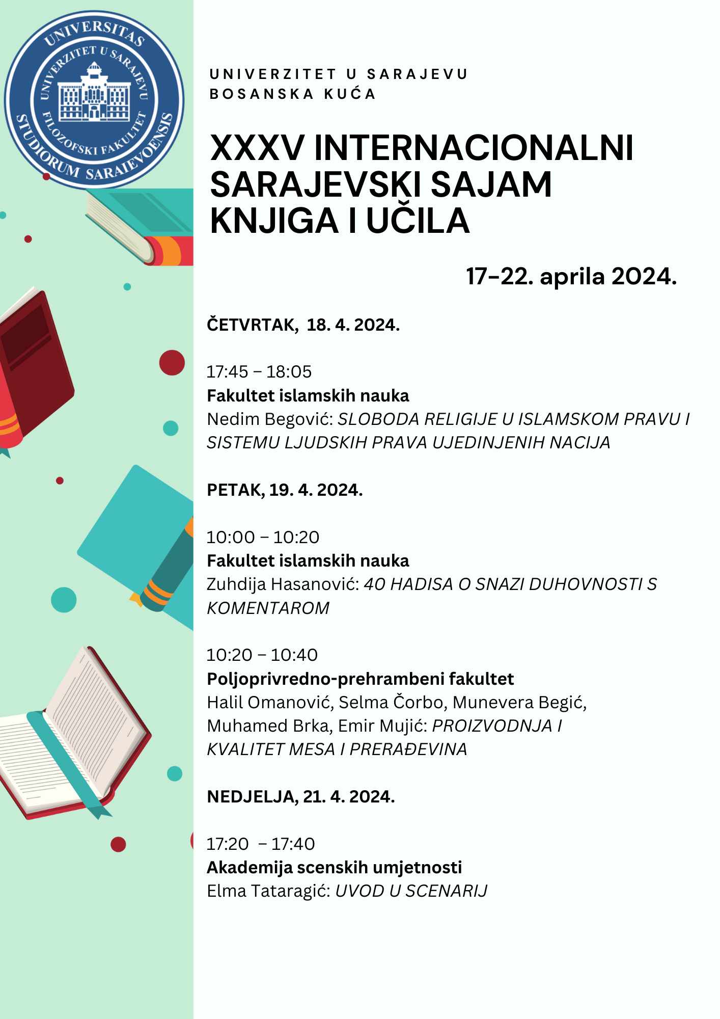 Gibonnijeva Posjeta Sarajevskom Sajmu Knjiga: Datum, Vrijeme I Program Gibonnijeva Posjeta Sarajevskom Sajmu Knjiga: Datum, Vrijeme I Program