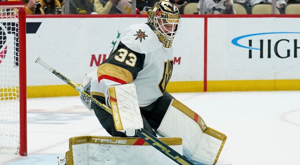 Golden Knights' Hill Makes 27 Saves In Win Against Blue Jackets Golden Knights' Hill Makes 27 Saves In Win Against Blue Jackets