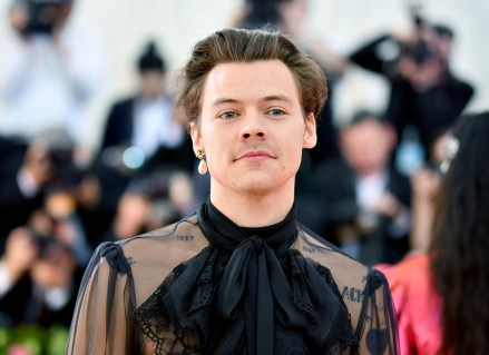 Harry Styles' Retro Mustache Makes A Statement In London Harry Styles' Retro Mustache Makes A Statement In London