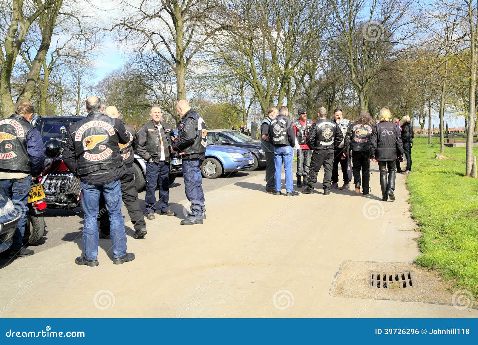 Hells Angels Pay Respects At Fallen Biker's Funeral Hells Angels Pay Respects At Fallen Biker's Funeral