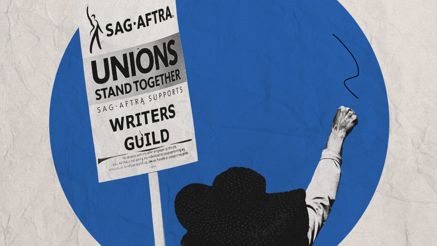 Hollywood Production Grinds To Halt As SAG-AFTRA Joins WGA Strike Hollywood Production Grinds To Halt As SAG-AFTRA Joins WGA Strike