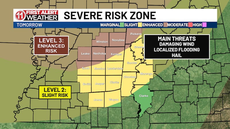 Increased Storm Chance Overnight: Severe Weather Alert For Monday Increased Storm Chance Overnight: Severe Weather Alert For Monday
