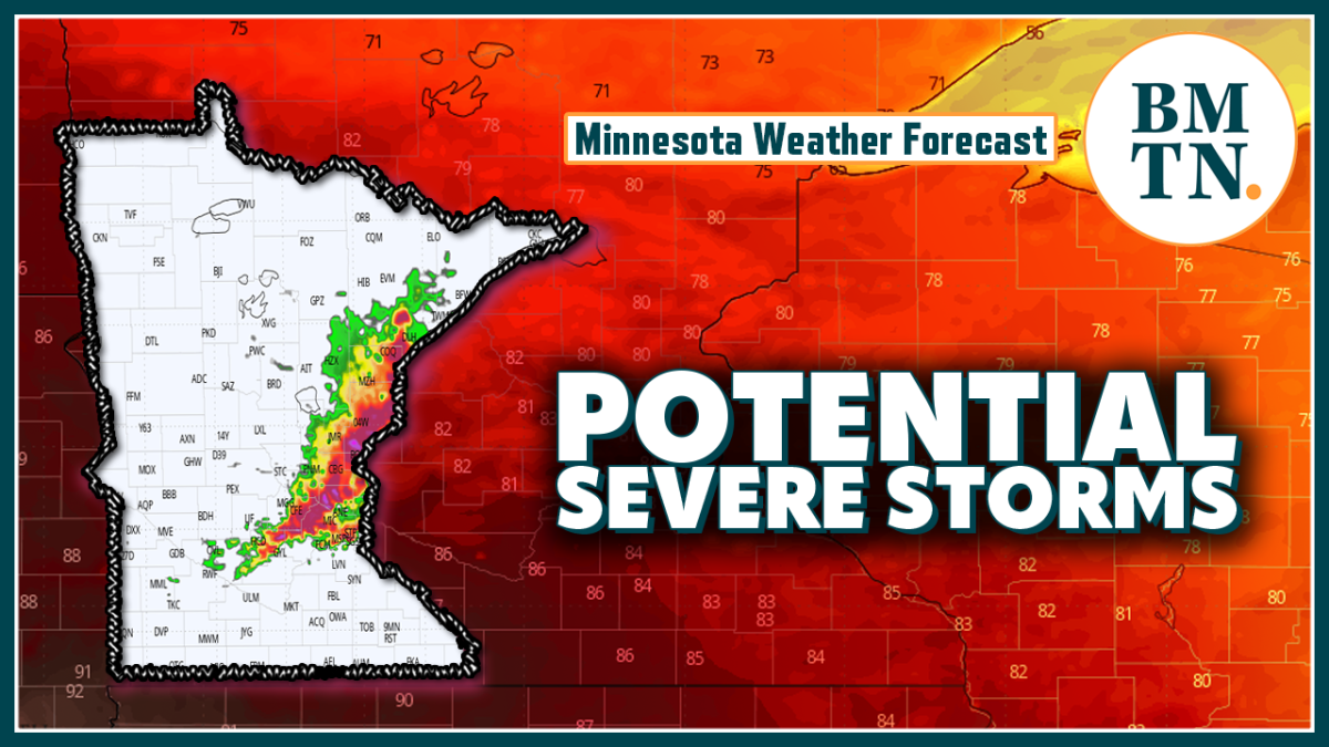 Increased Storm Chance Overnight, Severe Weather Possible Monday Increased Storm Chance Overnight, Severe Weather Possible Monday