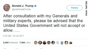 Is Trump's Transgender Military Ban Fair? A Critical Analysis Is Trump's Transgender Military Ban Fair? A Critical Analysis