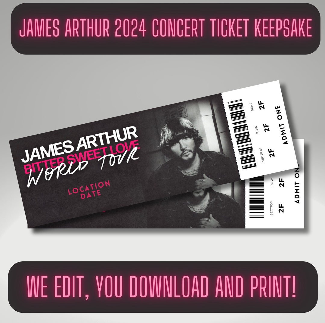 James Arthur Manchester Concert 2026: Tickets Available James Arthur Manchester Concert 2026: Tickets Available