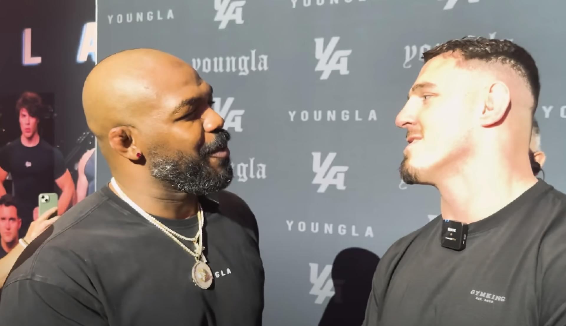 Jon Jones' Fight Training With Hasbulla: An Unexpected Injury Jon Jones' Fight Training With Hasbulla: An Unexpected Injury