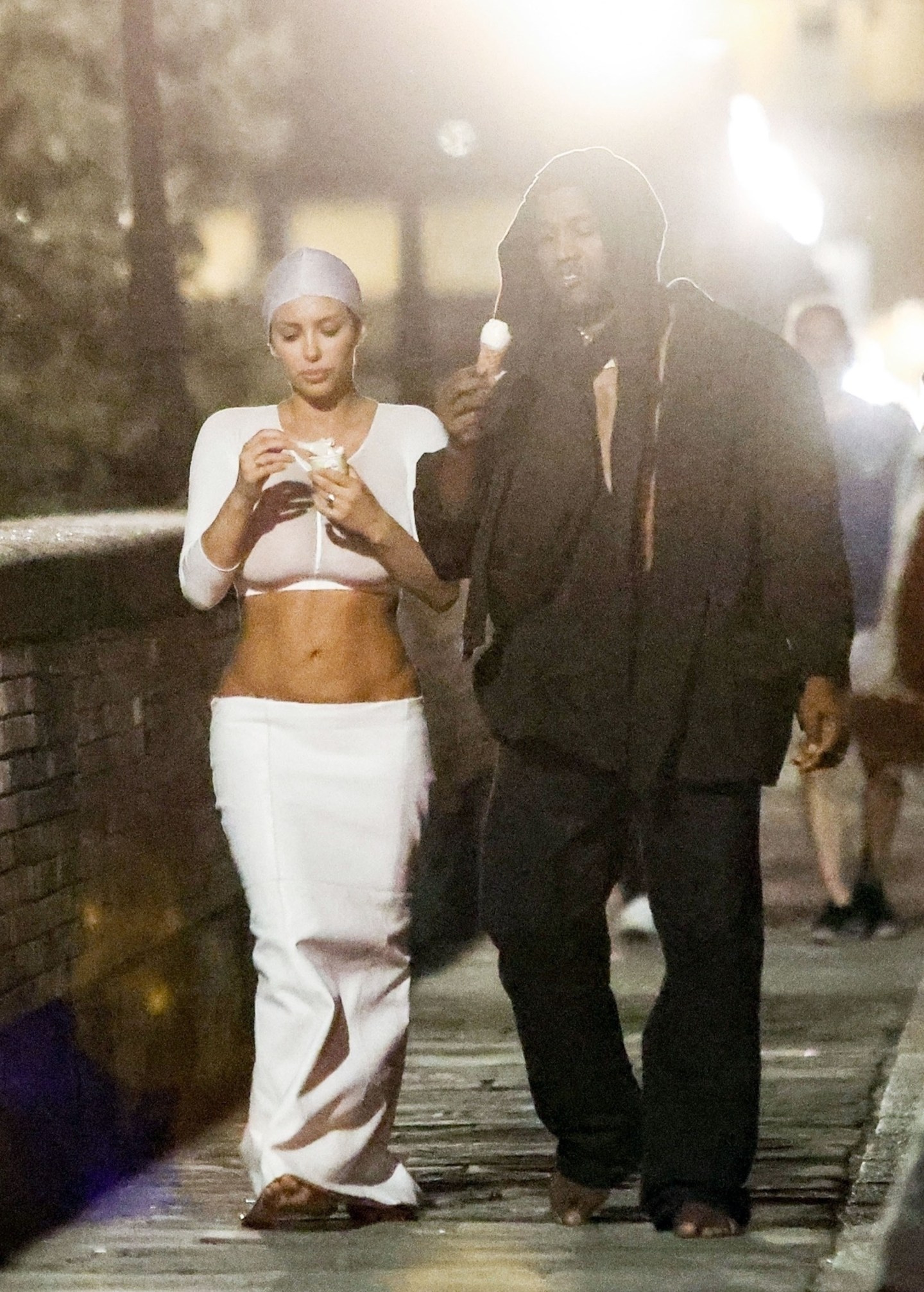 Kanye West's Wife Bianca Censori Spotted Rollerblading In Italy In Lingerie Kanye West's Wife Bianca Censori Spotted Rollerblading In Italy In Lingerie