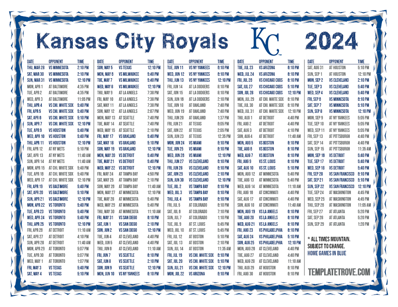 KCTV5's Coverage Of Kansas City Royals Games In 2024 KCTV5's Coverage Of Kansas City Royals Games In 2024