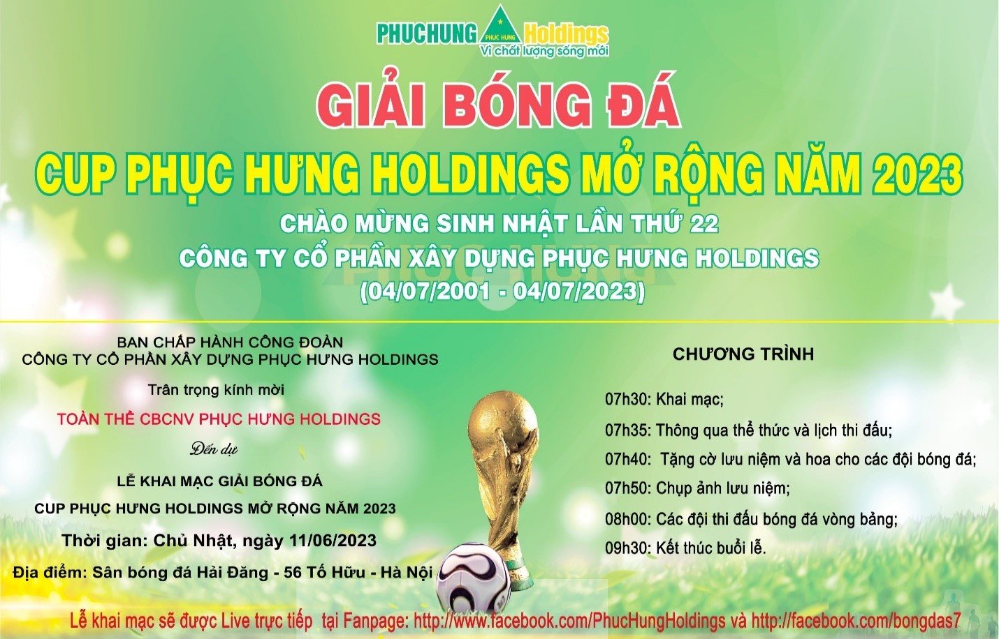 Khai Mạc Giải Bóng Đá Thanh Niên Thành Phố Huế Lần Thứ VII: Thông Tin Và Điểm Nổi Bật