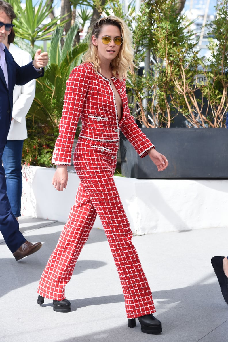 Kristen Stewart Shines In Short Satin Suit At Cannes Film Festival 2025 Kristen Stewart Shines In Short Satin Suit At Cannes Film Festival 2025
